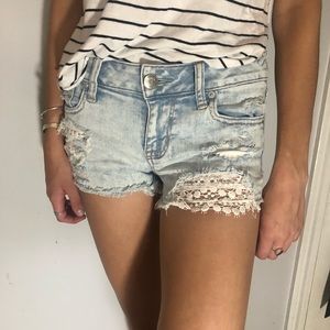 American Eagle jean shorts